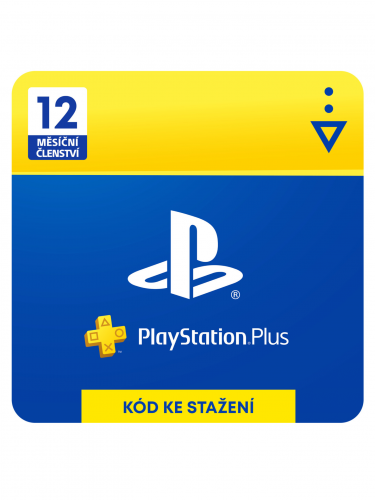 PlayStation Plus 12 měsíců – Dárková karta [pro CZ účty] (PS DIGITAL) (PS4)