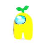 Plyšák Among Us - Plush Buddies (žlutý)