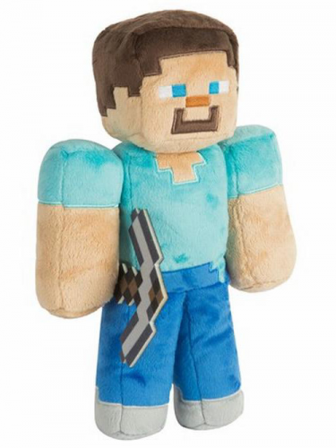 Plyšák Minecraft - Steve s krumpáčem