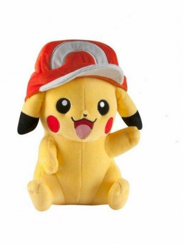Plyšák Pokémon - Pikachu s čepicí