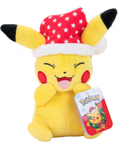 Plyšák Pokémon - Pikachu Xmas (20 cm)