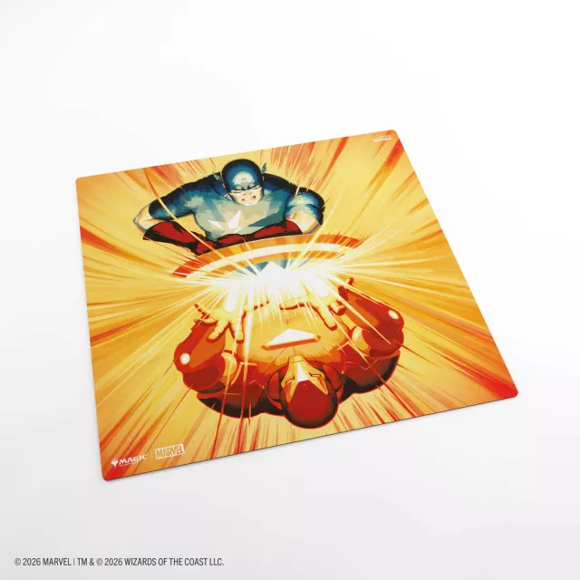 Herní podložka Gamegenic - Marvel Super Heroes - Iron Man/Captain America - MTG: Marvel Super Heroes
