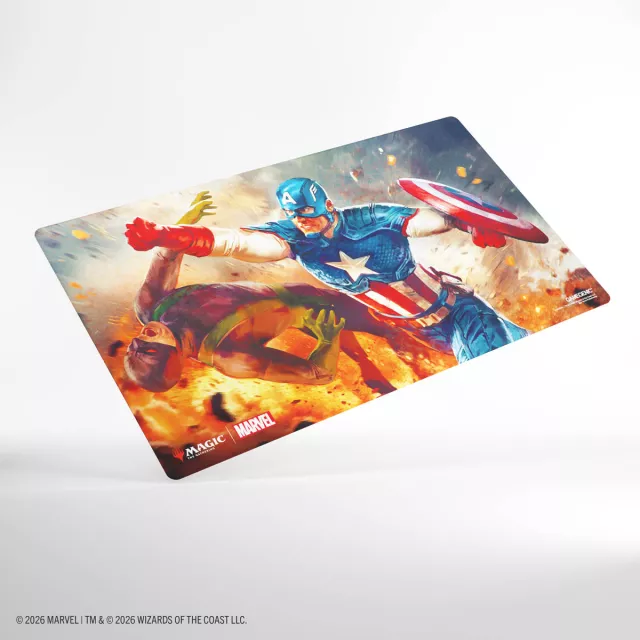 Herní podložka Gamegenic - Marvel Super Heroes - Captian America, Super-Soldier - MTG: Marvel Super Heroes