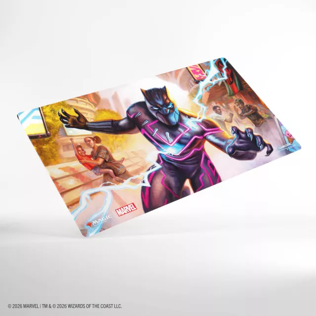 Herní podložka Gamegenic - Marvel Super Heroes - Striking Black Panter - MTG: Marvel Super Heroes