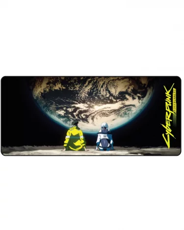 Podložka pod myš Cyberpunk: Edgerunners - Lucy and David on Moon