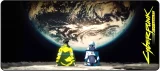 Podložka pod myš Cyberpunk: Edgerunners - Lucy and David on Moon