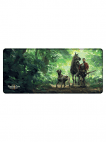 Podložka pod myš Kingdom Come: Deliverance II - Jindra a Vořech v lese (89 × 40 cm)