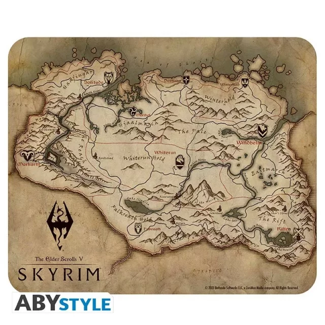 Podložka pod myš Skyrim - Map