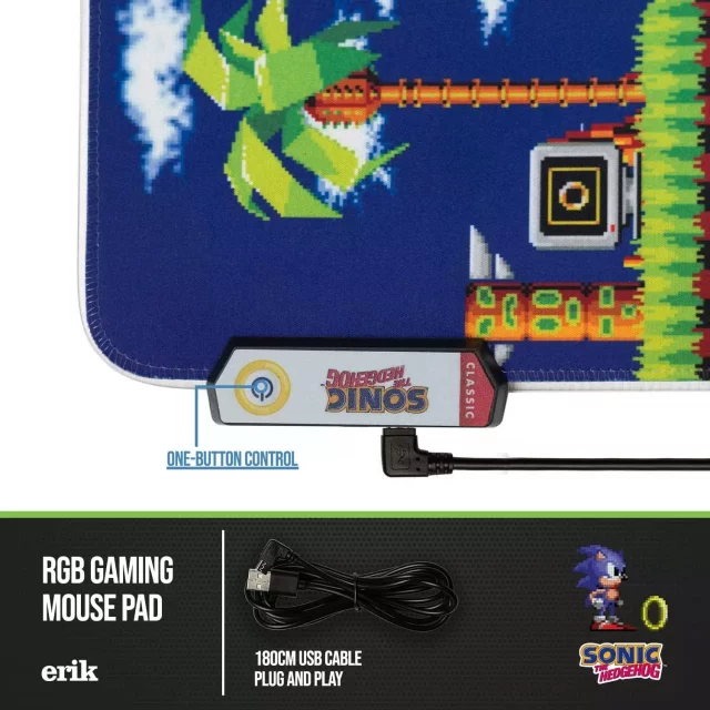 Podložka pod myš Sonic the Hedgehog - Game Screen (LED podsvícení)