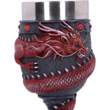 Pohár Dragon Coil Goblet Red (Nemesis Now)