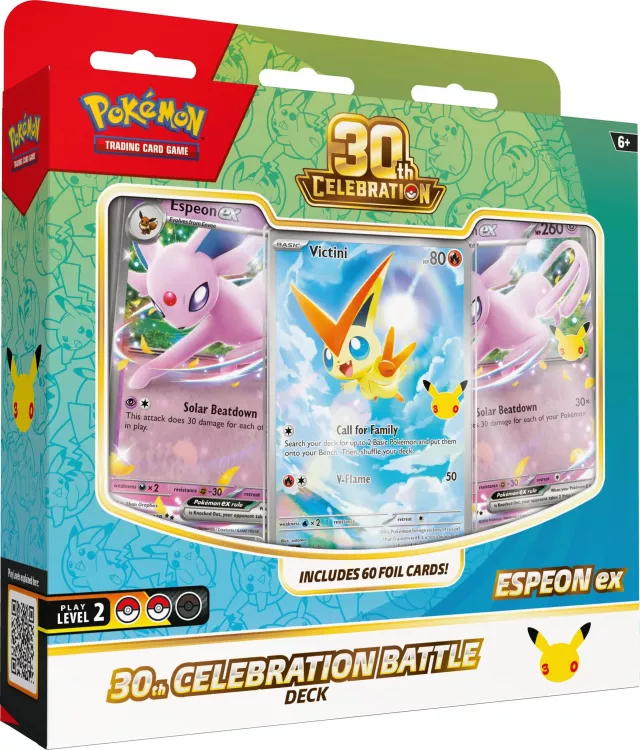 Karetní hra Pokémon TCG: 30th Celebration - Battle Deck: Espeon ex - Sběratelská karetní hra TCG