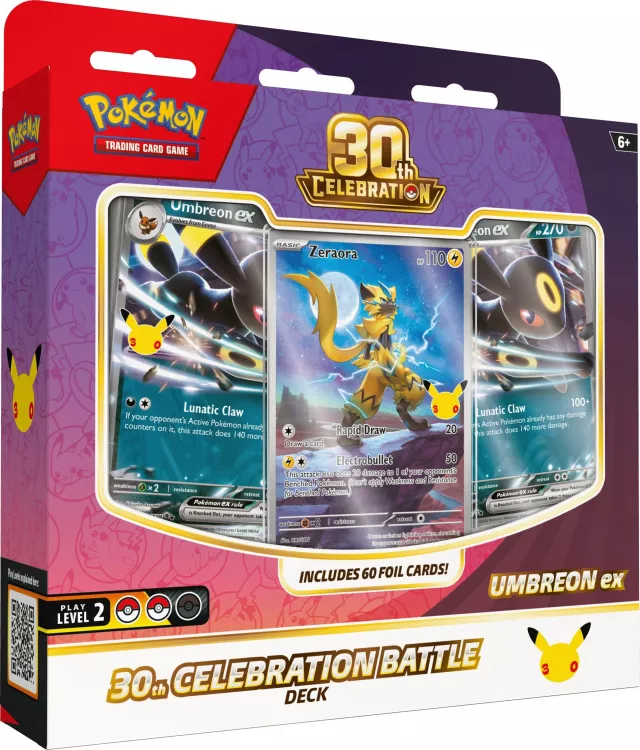 Karetní hra Pokémon TCG: 30th Celebration - Battle Deck: Umbreon ex - Sběratelská karetní hra TCG