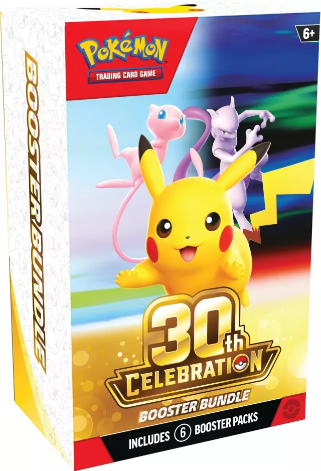 Karetní hra Pokémon TCG: 30th Celebration - Booster Bundle (6 boosterů) - Sběratelská karetní hra TCG