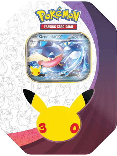 Karetní hra Pokémon TCG: 30th Celebration - Celebration Tin Greninja ex