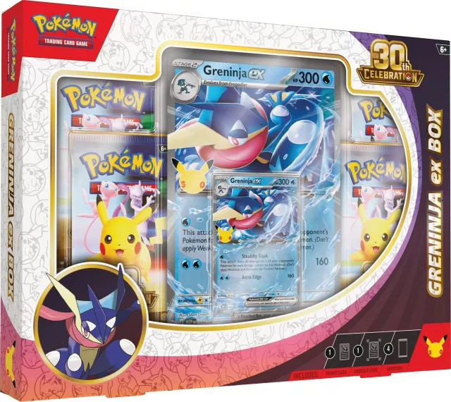 Karetní hra Pokémon TCG: 30th Celebration - Greninja ex Box - Sběratelská karetní hra TCG