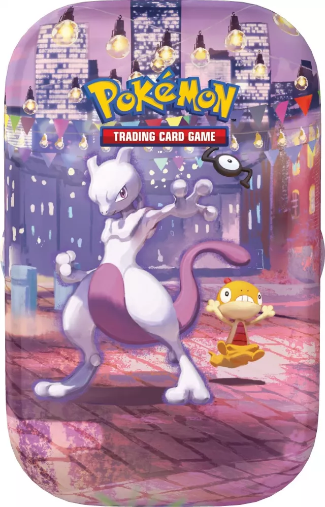 Karetní hra Pokémon TCG: 30th Celebration - Mini Tin Mewtwo & Psyduck - Sběratelská karetní hra TCG