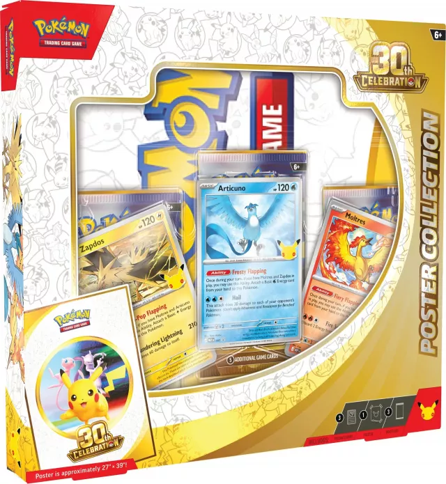 Karetní hra Pokémon TCG: 30th Celebration - Poster Collection - Sběratelská karetní hra TCG