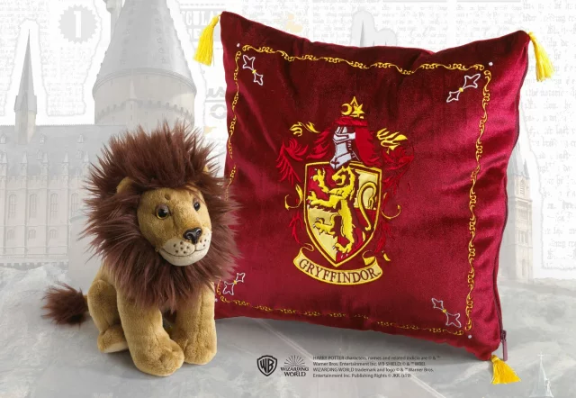 Polštář Harry Potter - Gryffindor + plyšák House Mascot