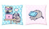 Polštář Pusheen - Laptop