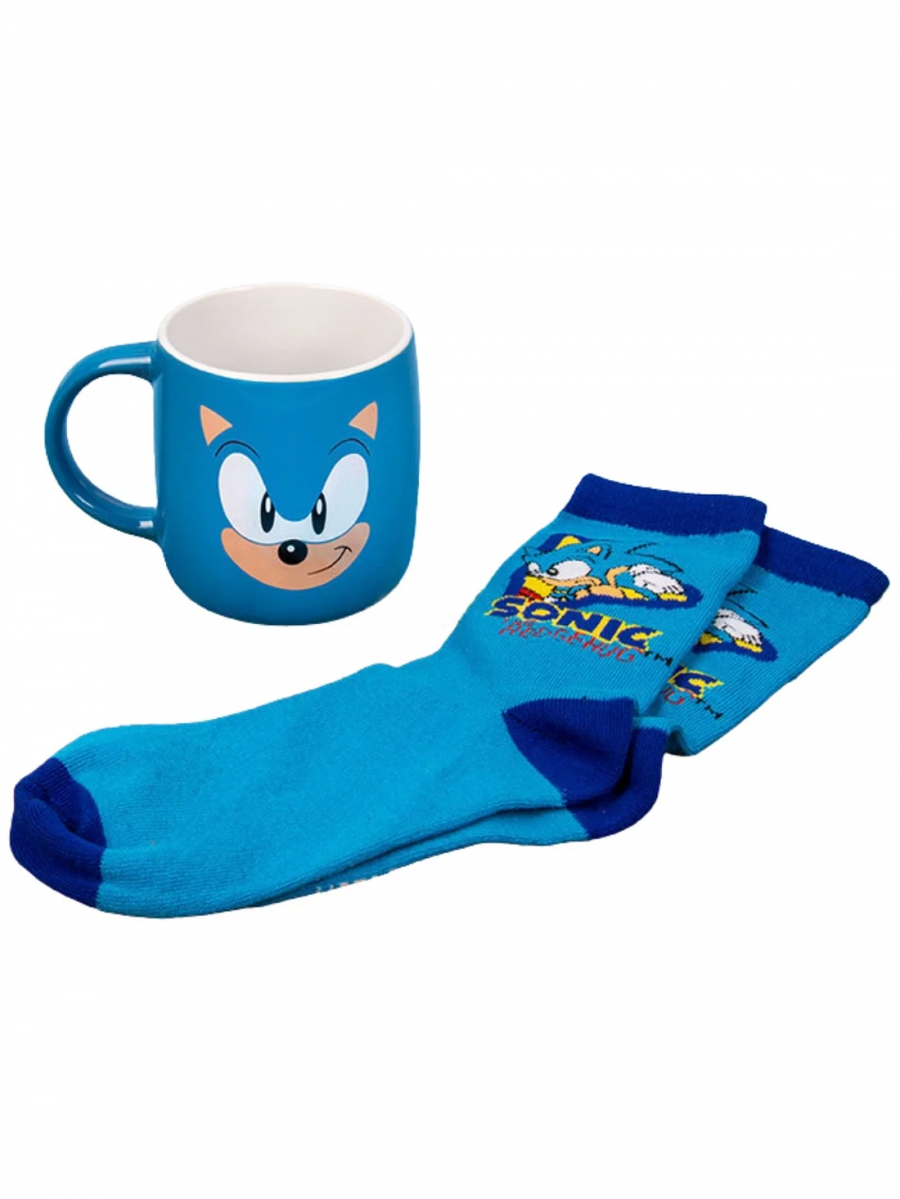 Inexad Dárkový set Sonic - hrnek a ponožky