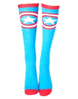 Ponožky dámské Marvel - Captain America Shield (podkolenky)