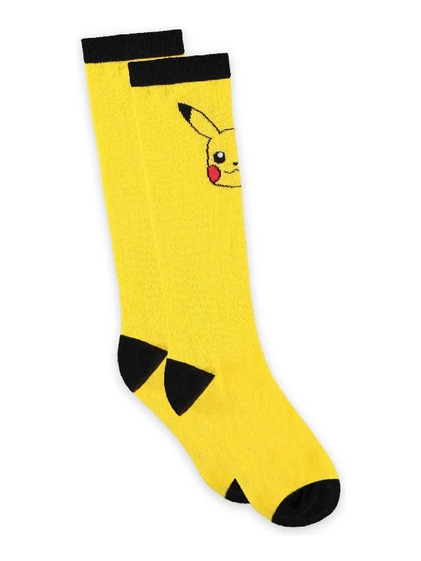 Difuzed Ponožky dámské Pokémon - Pikachu (podkolenky) (velikost 39/42)