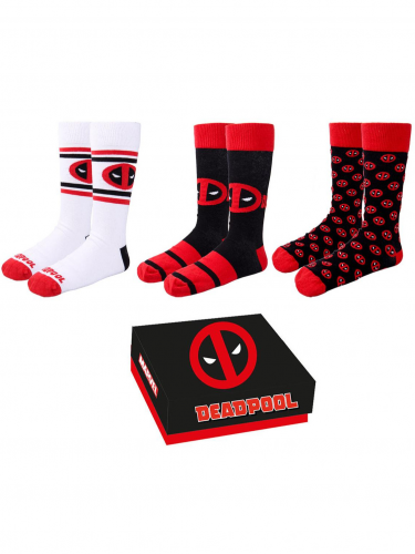 Ponožky Deadpool - 3 páry