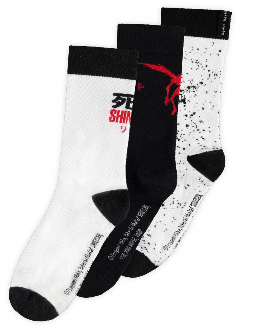 Difuzed Ponožky Death Note - Ryuk Splash 3 páry (velikost 39/42)