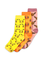 Ponožky Pokémon - Crew 3 páry