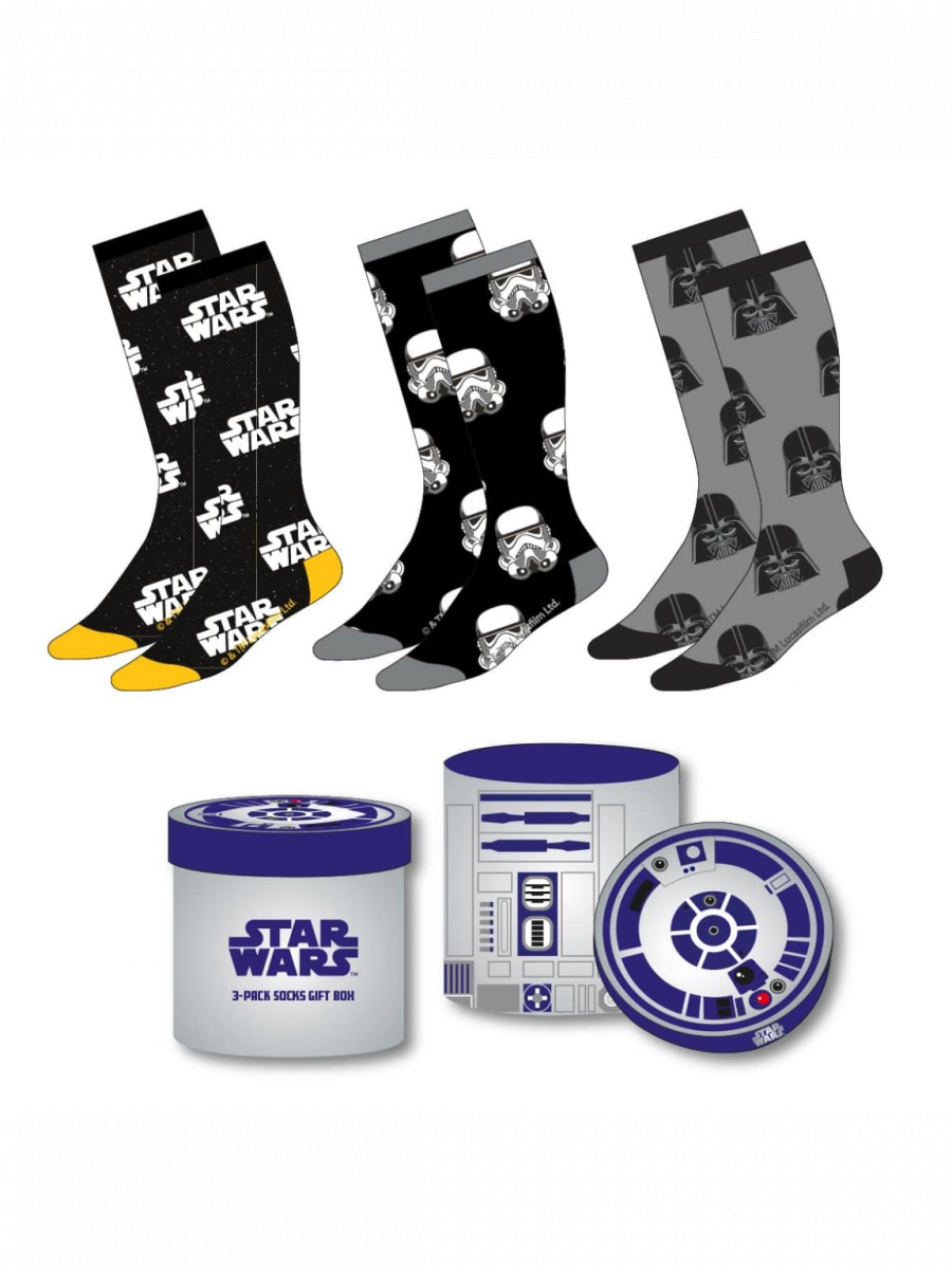 Cerdá Ponožky Star Wars - 3 páry (velikost 38/45)