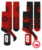 Ponožky Star Wars - Imperium and Rebels Logos