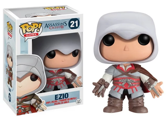 Figurka Assassins Creed - Ezio (bílá) (Funko POP! Games 21)