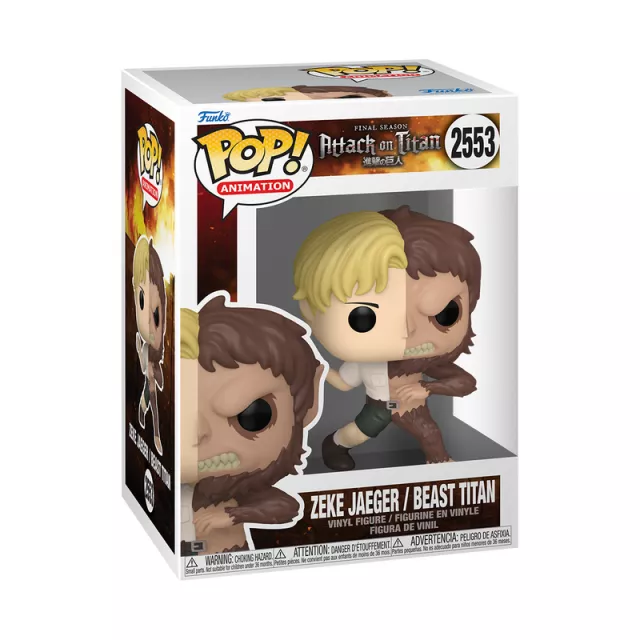 Figurka Attack On Titan - Zeke Jaeger & Beast Titan Split (Funko POP! Animation 2553) - Anime