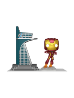 Figurka Avengers - Avengers Tower & Iron Man (svítící) (Funko POP! Town 35)