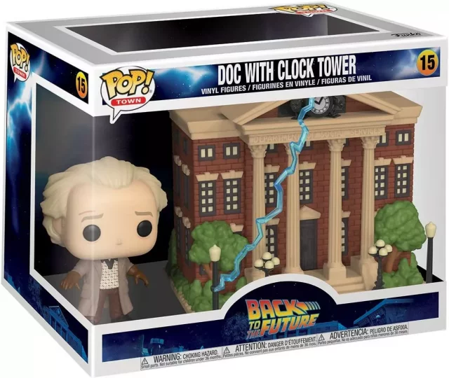 Figurka Back to the Future - Doc with Clock Tower (Funko POP! Town 15)