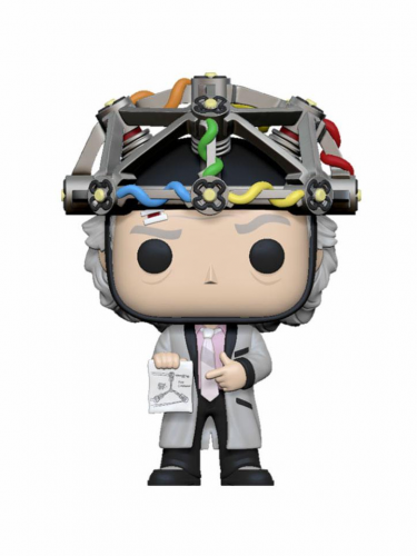 Figurka Back to the Future - Doc with Helmet (Funko POP! Movies 959) (poškozený obal)