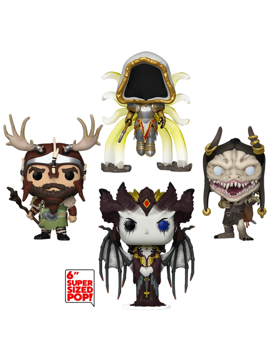 Funko Figurka Diablo IV - Lilith, Druid, Inarius a Treasure Goblin