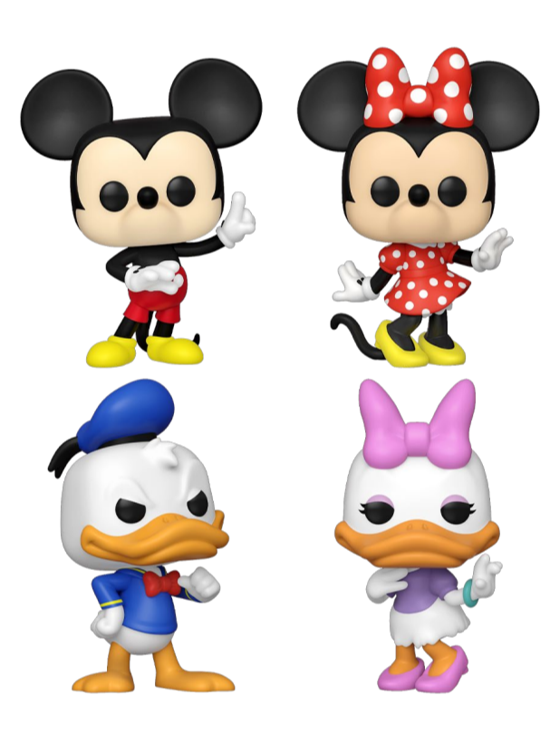 Funko Figurka Disney - Mickey/Minnie/Donald/Daisy (Funko POP! 4-Pack)