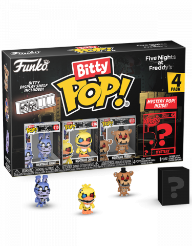 Figurka Five Nights at Freddy’s - Nightmare Bonnie 4-pack (Funko Bitty POP)