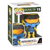 Figurka Halo - Spartan Mark VII with VK78 Assault Rifle Blue & Yellow  (Funko POP! Halo 15)