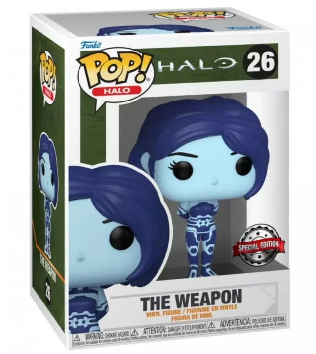 Figurka Halo - The Weapon (svítící) (Funko POP! Halo 26) (poškozený obal)