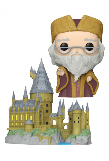 Figurka Harry Potter - Albus Dumbledore with Hogwarts (Funko POP! Town 27)