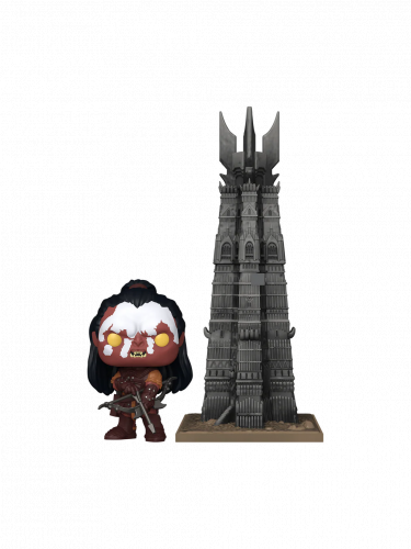 Figurka Lord of the Rings - Lurtz with Orthanc (Funko POP! Town 02) (poškozený obal)