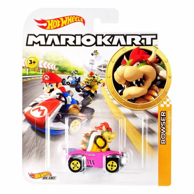 Figurka Mario Kart - Bowser (Hot Wheels)