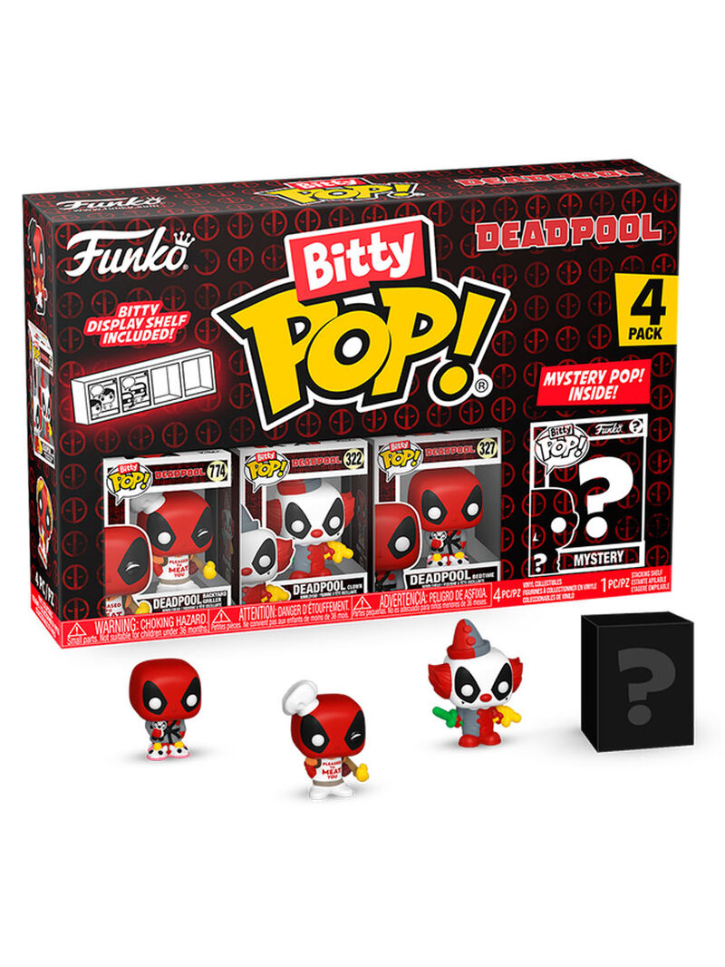 Funko Figurka Marvel - Deadpool BBQ Master 4-pack (Funko Bitty POP)