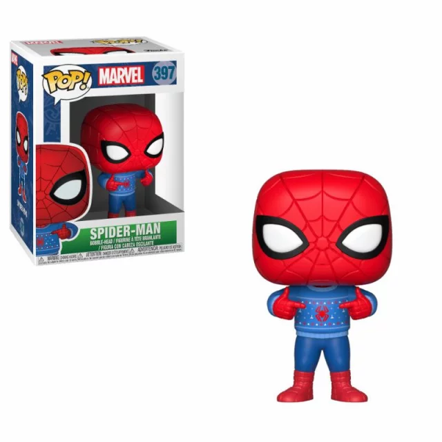 Figurka Marvel - Spider-Man Holiday Ugly Sweater (Funko POP! Marvel 397)