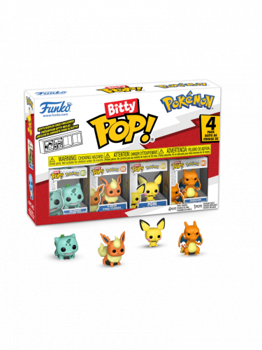 Figurka Pokémon - Bulbasaur 4-pack (Funko Bitty POP)