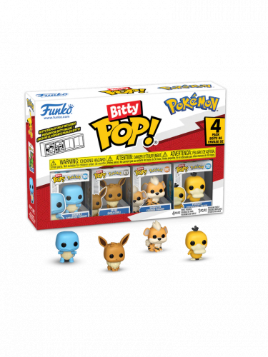 Figurka Pokémon - Squirtle 4-pack (Funko Bitty POP)