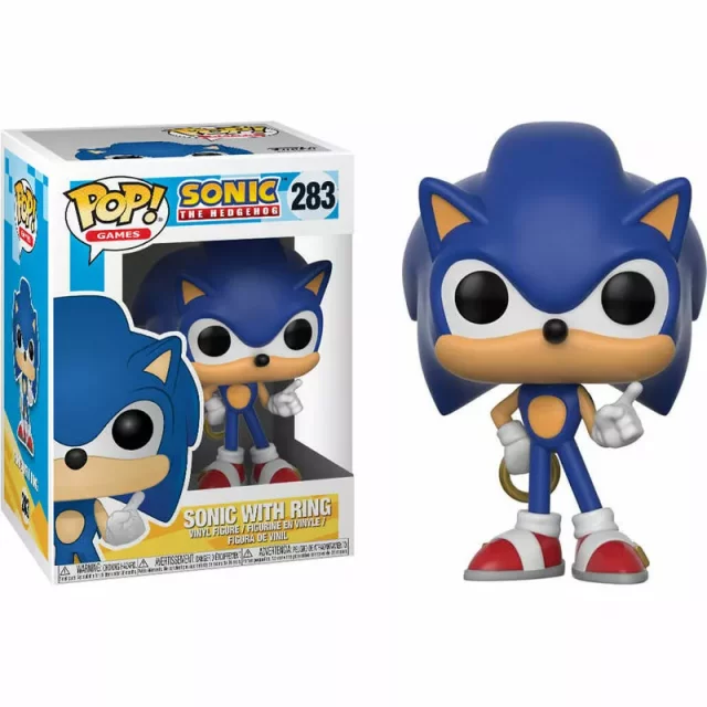 Figurka Sonic The Hedgehog - Sonic with Ring (Funko POP! Games 283)