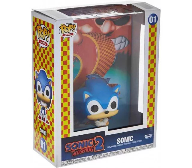 Figurka Sonic The Hedgehog - Sonic (Funko POP! Game Covers 01)